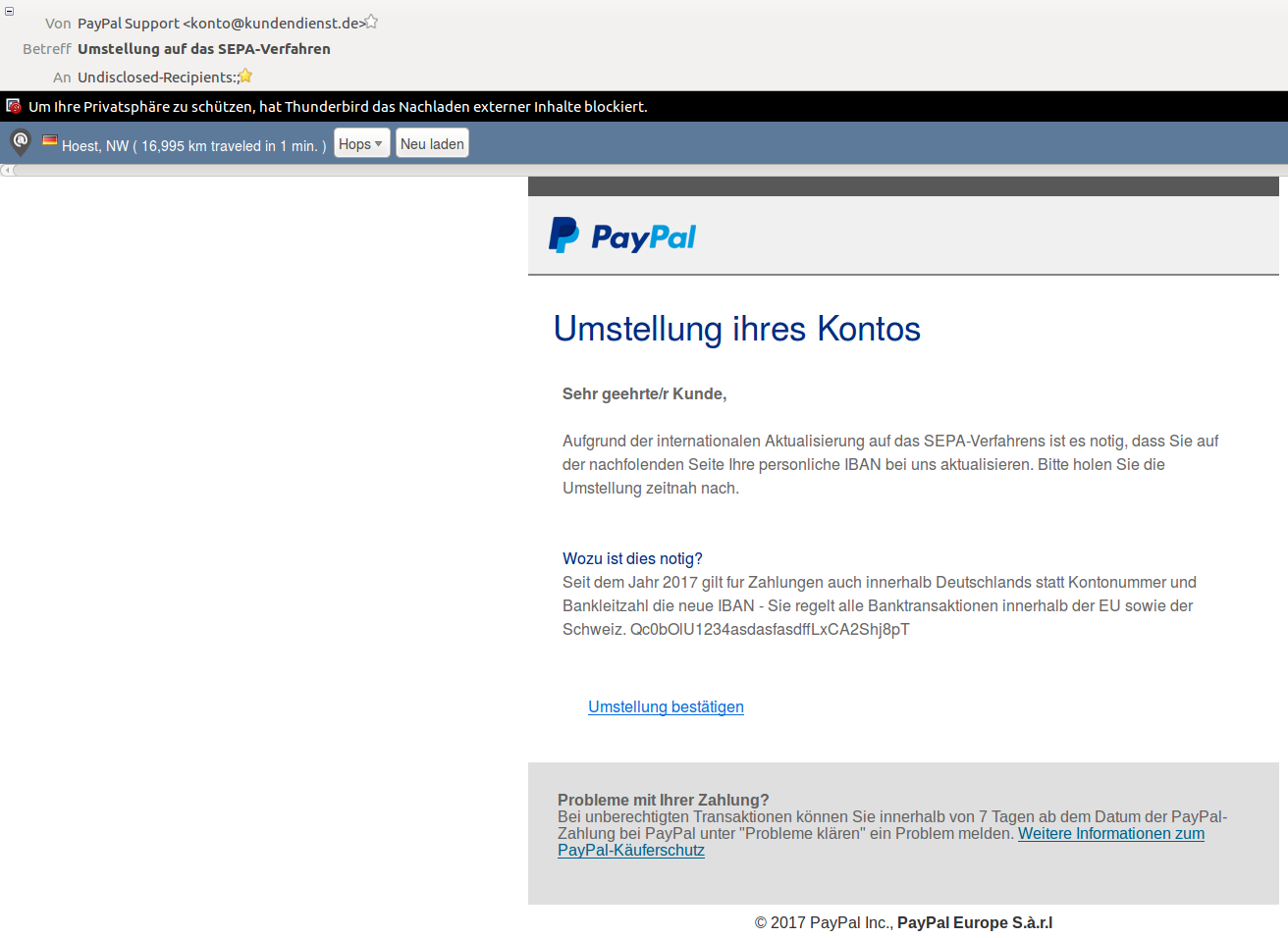 Paypal-Phishing-Mail