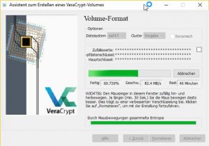 VeraCrypt-Volume erstellen