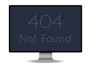 404 - not found (Symbolbild)