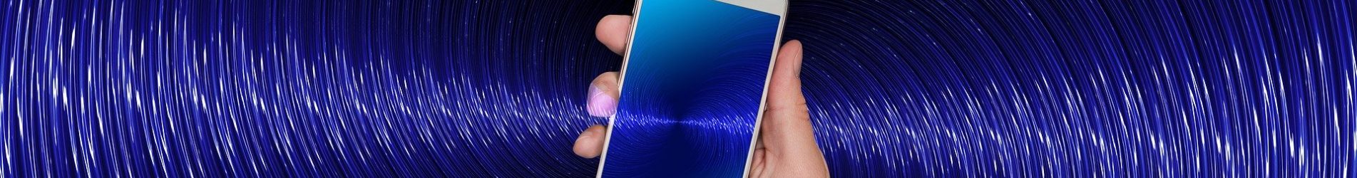 Smartphone mit Wellenfronten